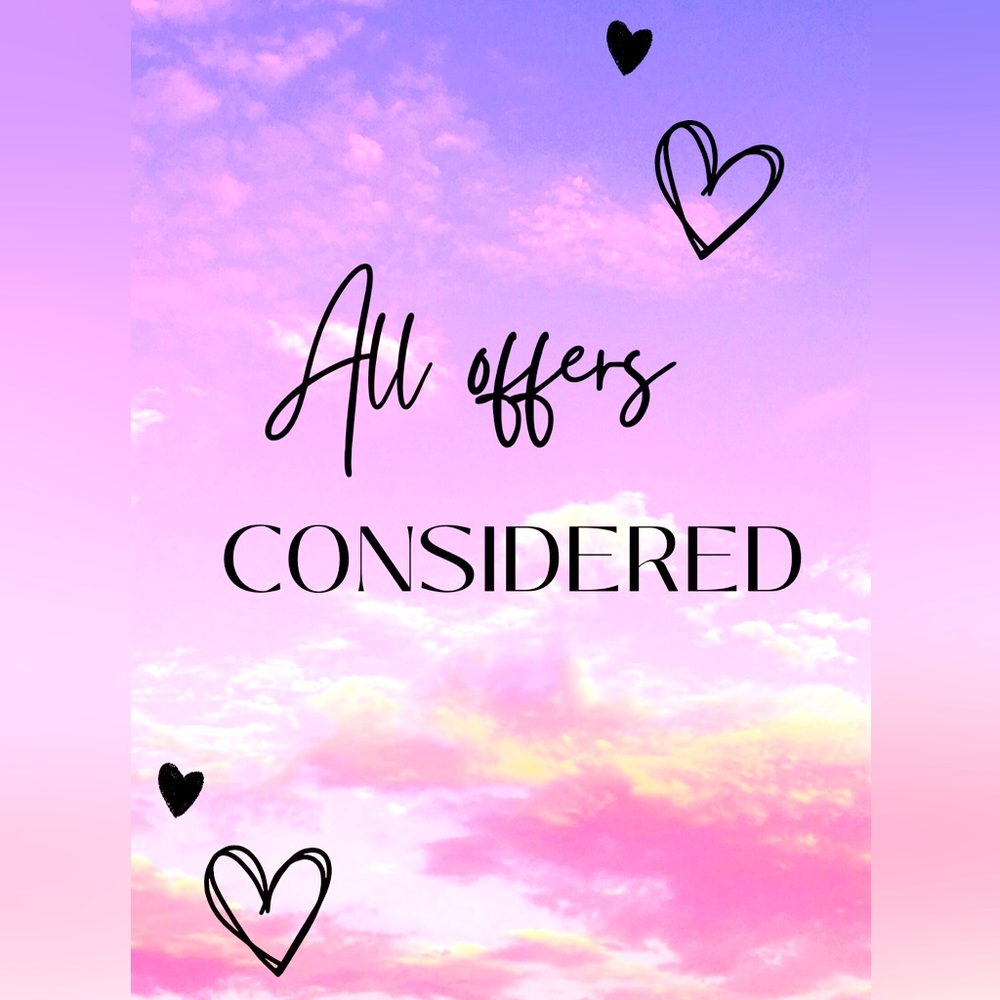 All offers are considered and looked at